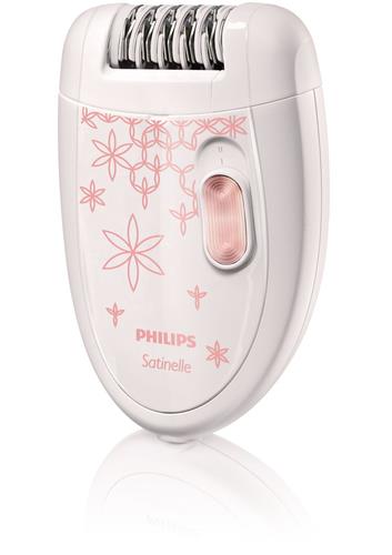 PHILIPS Epilatore Philips Satinelle Essential (HP642000) ricaricabile 2 velocità bianco